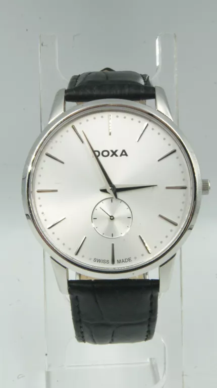 ZEGAREK MĘSKI DOXA SLIME LINE 105.10 PUDEŁKO SREBRNA TARCZA IGŁA