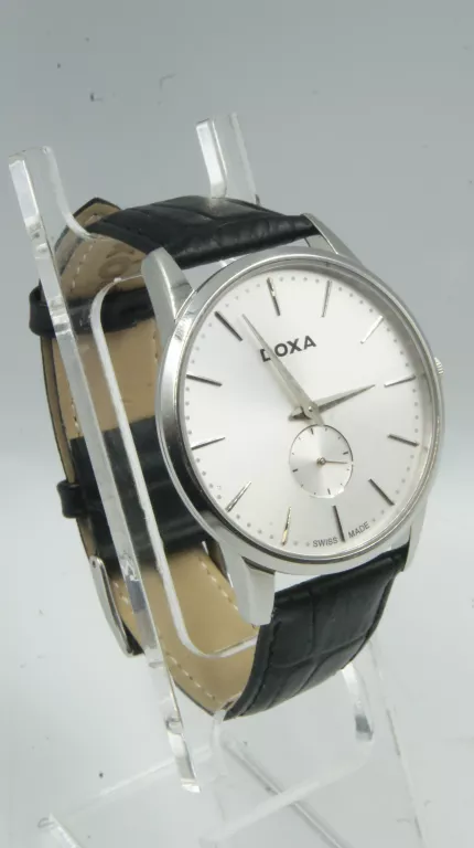 ZEGAREK MĘSKI DOXA SLIME LINE 105.10 PUDEŁKO SREBRNA TARCZA IGŁA