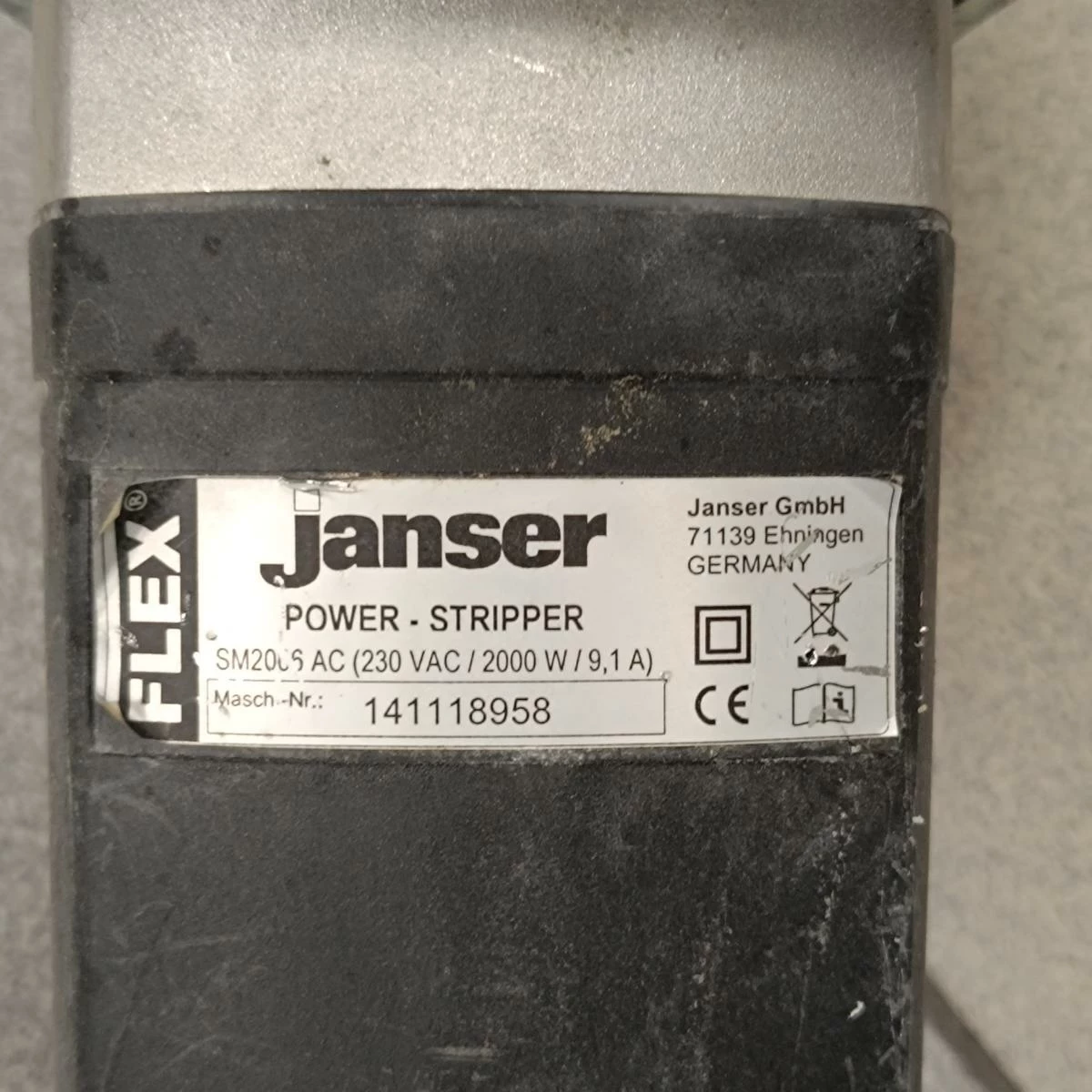 janser-flex-sm-2006-ac-power-stripper-zdzierak-do-kleju-i-wykladzin-rodzaj-250088-1797720