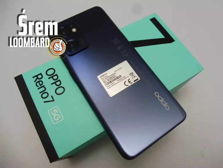 OPPO RENO 7 5G 8GB/256GB, KOMPLET, IGŁA STAN!