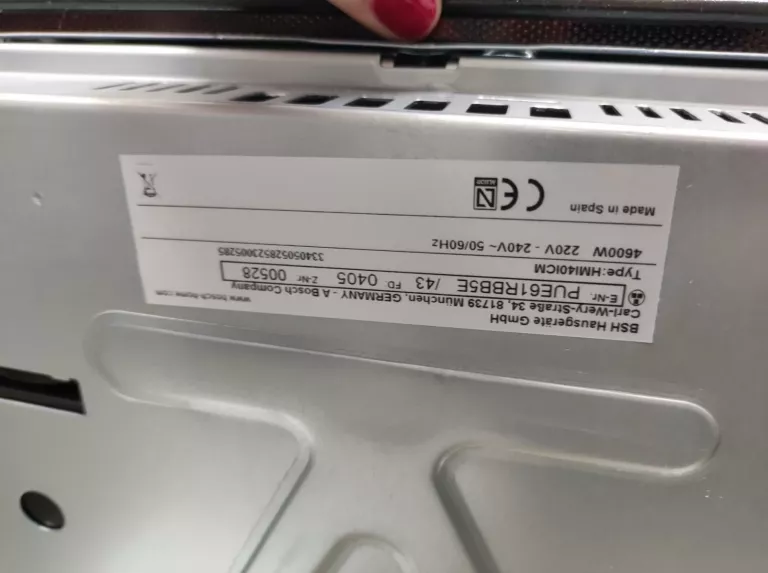 PŁYTA INDUKCYJNA BOSCH PUE61RBB5E 59.2CM, 4 PALNIKI, BDB STAN!
