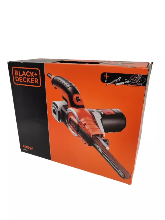 SZLIFIERKA TAŚMOWA/PILNIK DO METALU 451 X 13 MM 400W BLACK DECKER KA902EK