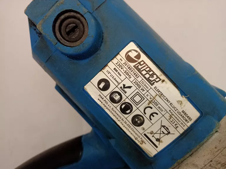 ELEKTRYCZNY KLUCZ UDAROWY RIPPER M80490 OPIS