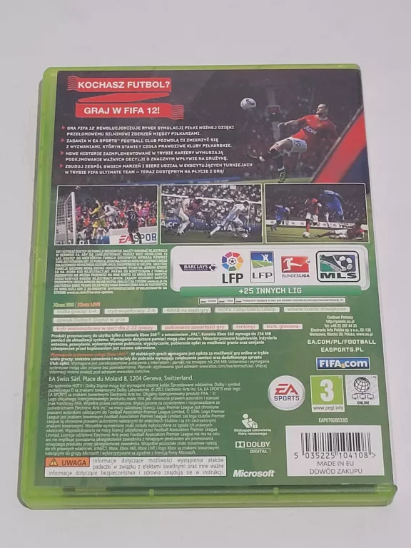 GRA XBOX 360 FIFA 12