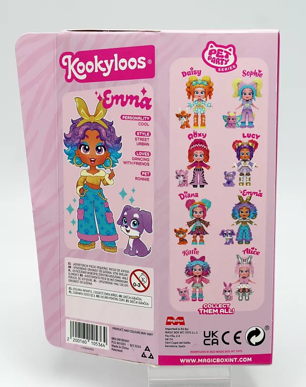 LALECZKA KOOKYLOOS PET PARTY EMMA 11CM MAGIC BOX