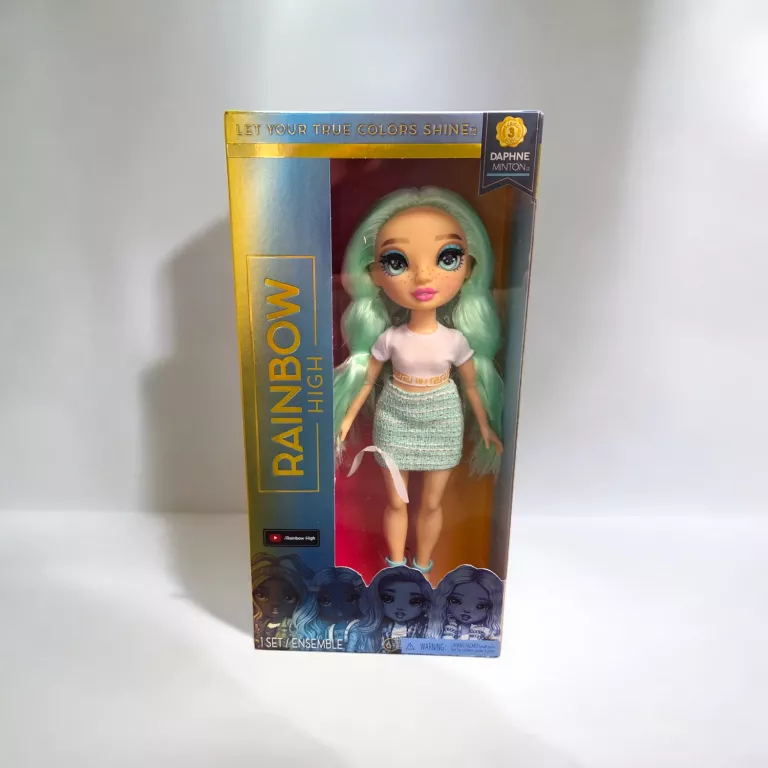 MODNA LALKA RAINBOW HIGH ZIELONE WŁOSY