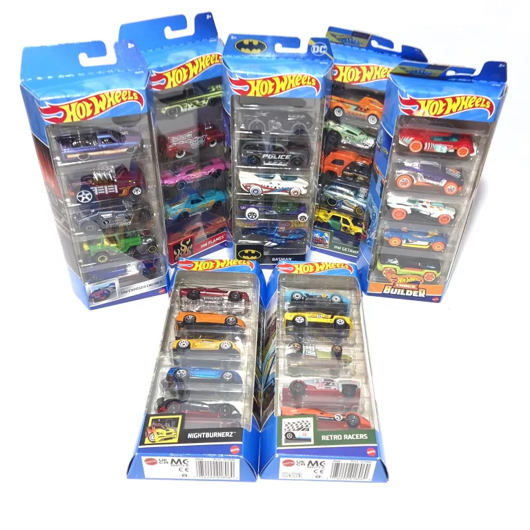 AUTA HOT WHEELS 5-PAK MATTEL - RÓŻNE MODELE!