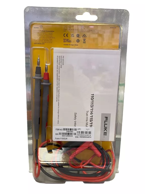 MULTIMETR CYFROWY FLUKE 115 600VAC FIELD TRUE RMS