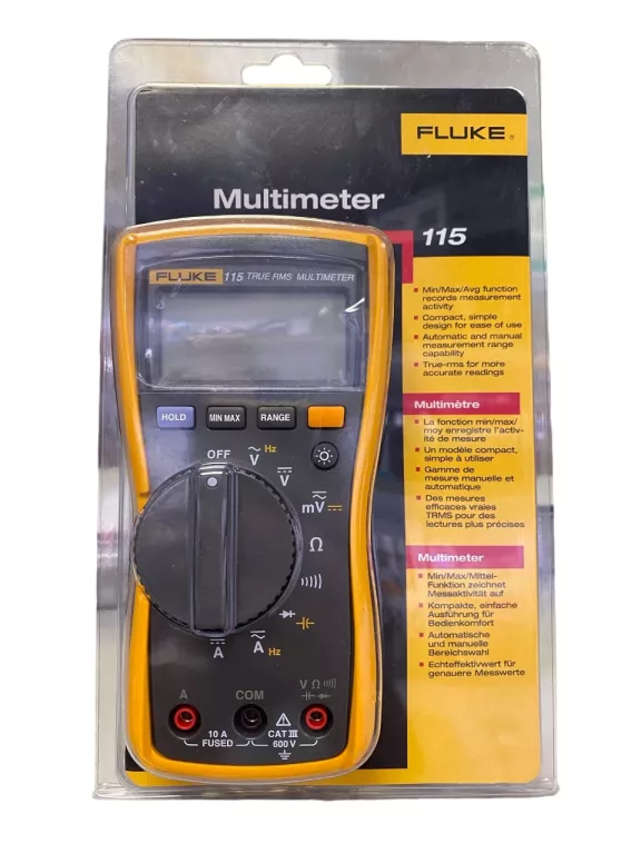MULTIMETR CYFROWY FLUKE 115 600VAC FIELD TRUE RMS
