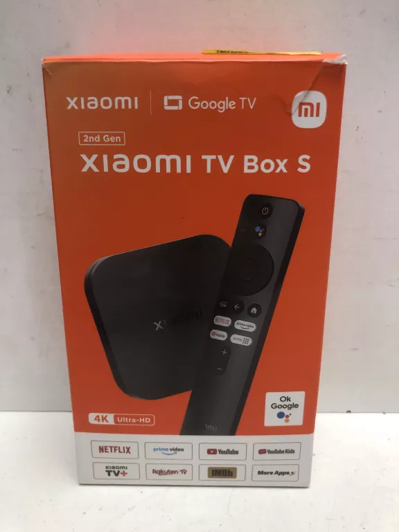 ODTWARZACZ MULTIMEDIALNY 4K XIAOMI MI BOX S SMART TV 2-GEN