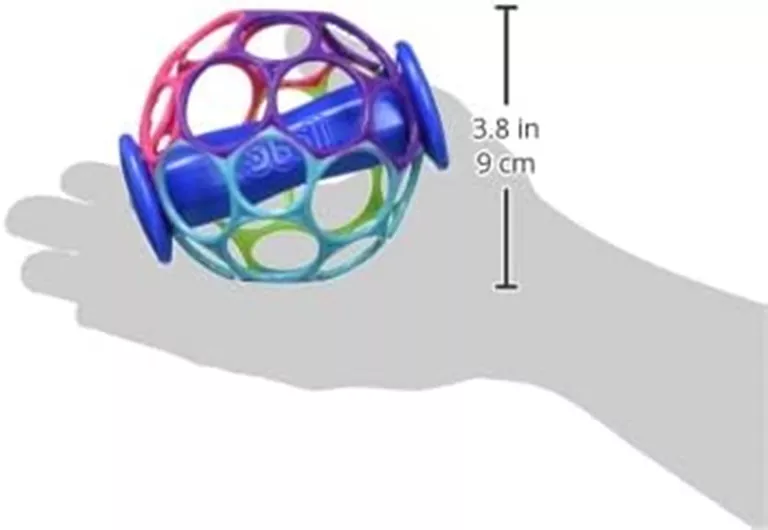 PIŁKA KĄPIELOWA ZABAWKA O-FLOAT OBALL 10246 KOLOROWA 6M+
