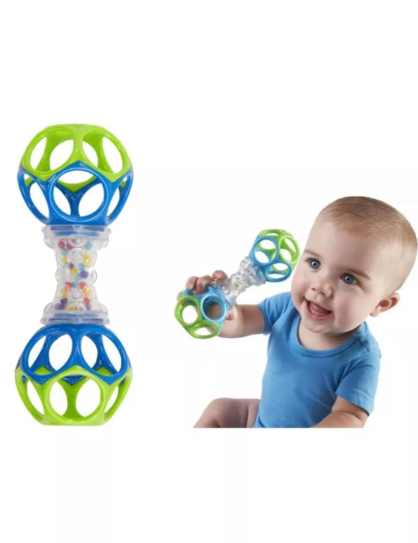 GRZECHOTKA SHAKER BRIGHT STARTS OBALL SILIKON 81107