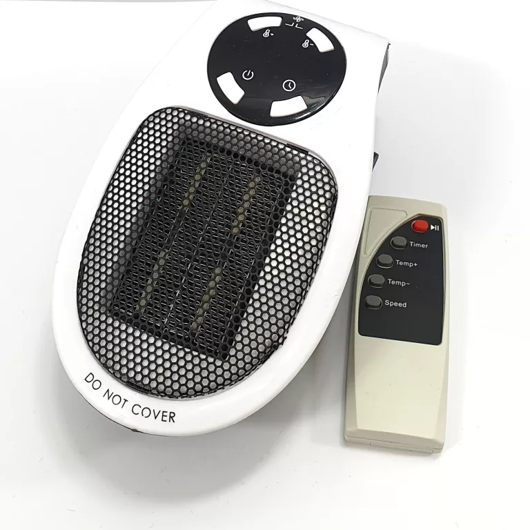 MINI GRZEJNIK ELEKTRYCZNY DO KONTAKTU Z PILOTEM - REGULACJA TEMPERATURY
