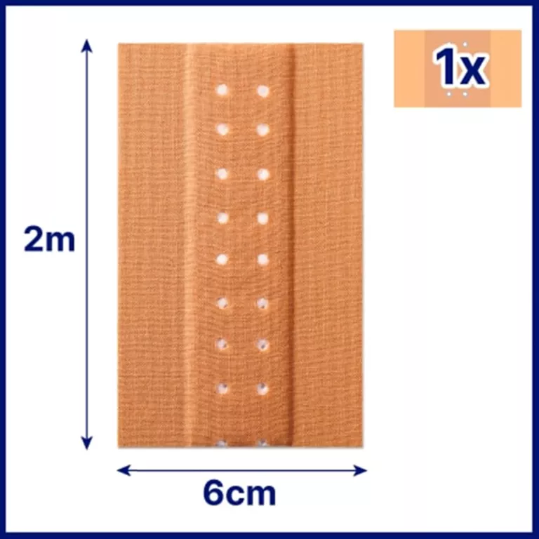 PLASTER OPATRUNKOWY DO CIĘCIA HANSAPLAST CLASSIC 2 M X 6 CM