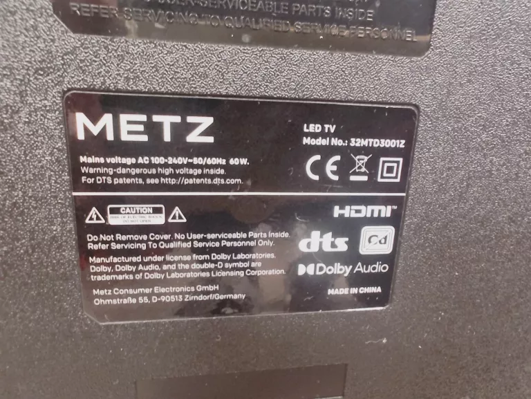 TELEWIZOR METZ 32MTD3001Z