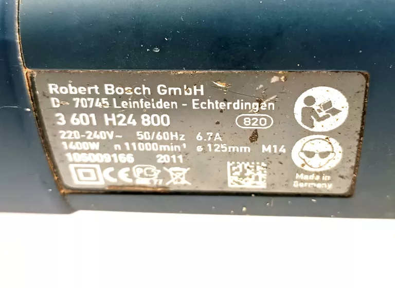 SZLIFIERKA KĄTOWA BOSCH GWS 1400