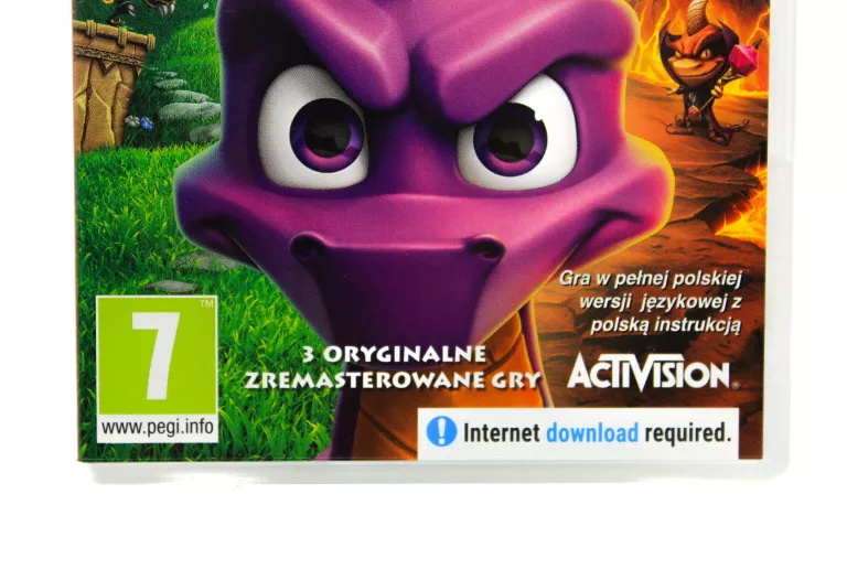 GRA NINTENDO SWITCH SPYRO REIGNITED TRILOGY 3 GRY DUBBING PL