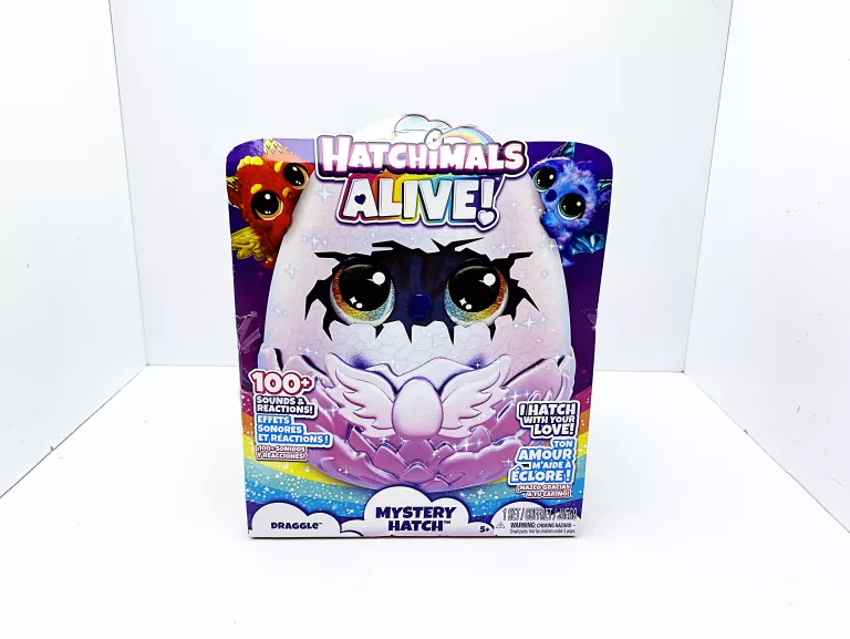 HATCHIMALS ALIVE INTERAKTYWNA MASKOTKA MYSTERY HATCH PUFFICORN JAJKO