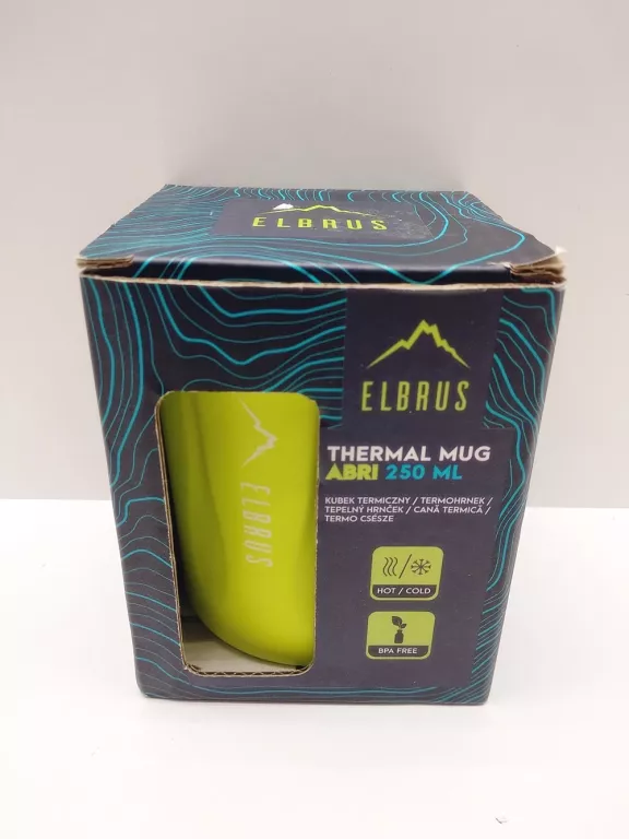 KUBEK TURYSTYCZNY ELBRUS ABRI 250 ML YELLOW GREEN