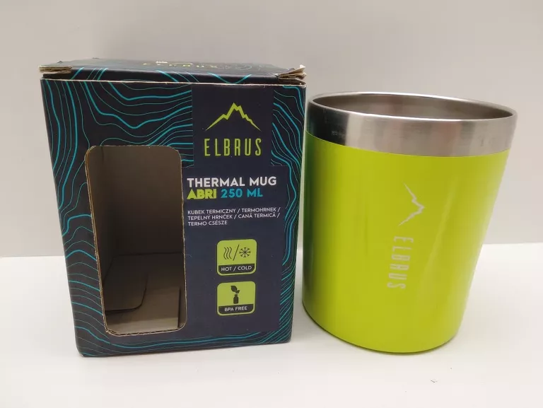 KUBEK TURYSTYCZNY ELBRUS ABRI 250 ML YELLOW GREEN