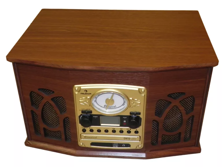 WIEŻA RETRO GRAMOFON AUNA NR-620 CD/USB