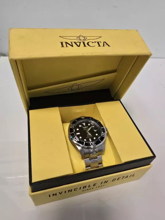 ZEGAREK MĘSKI INVICTA GRAND DIVER 3044 PUDEŁKO AUTOMAT