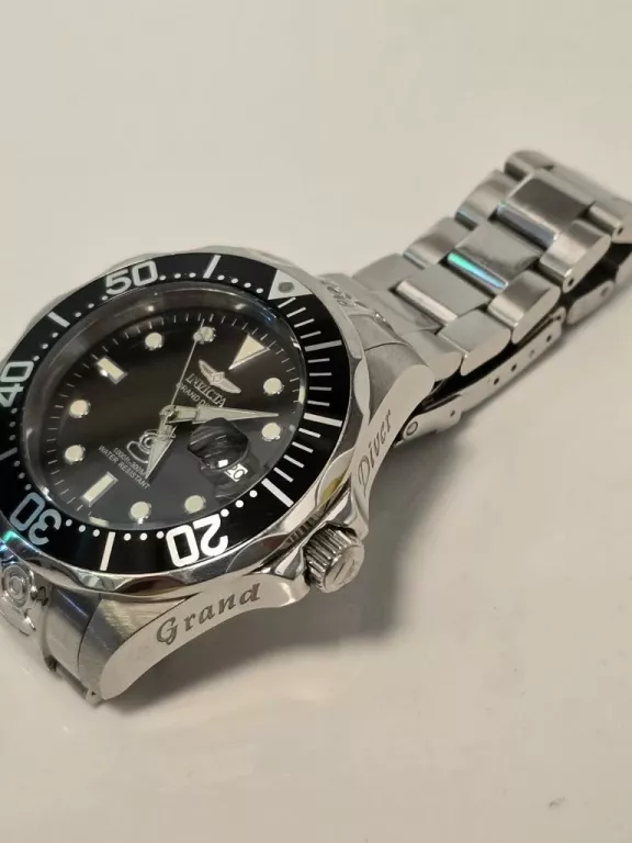 ZEGAREK MĘSKI INVICTA GRAND DIVER 3044 PUDEŁKO AUTOMAT