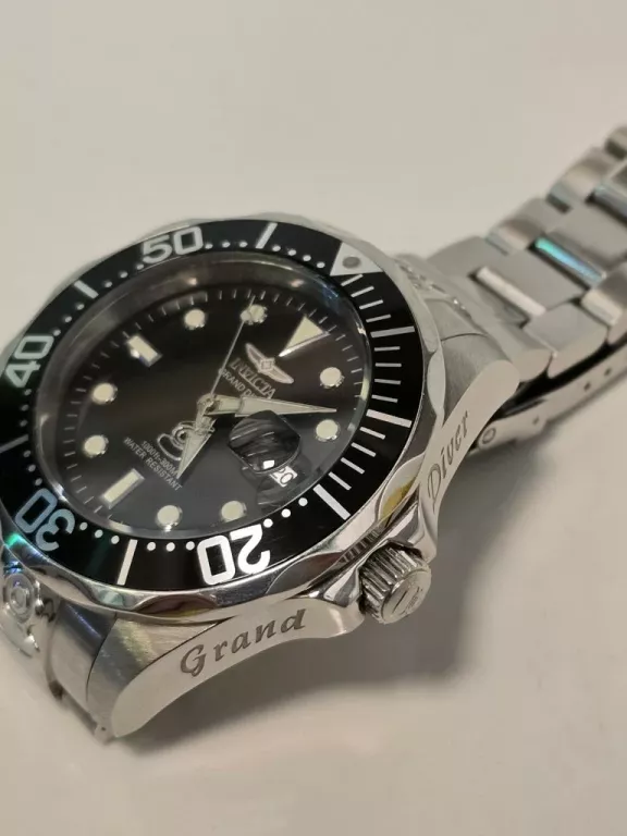 ZEGAREK MĘSKI INVICTA GRAND DIVER 3044 PUDEŁKO AUTOMAT