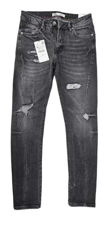 SPODNIE ZARA JEANSOWE SKINNT FIT 6855/440