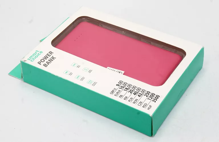 POWERBANK SMART CONNECT 10000 MAH RÓŻOWY
