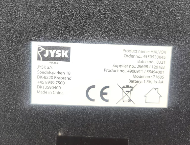 zegar-jysk-halvor-typ-18114-2