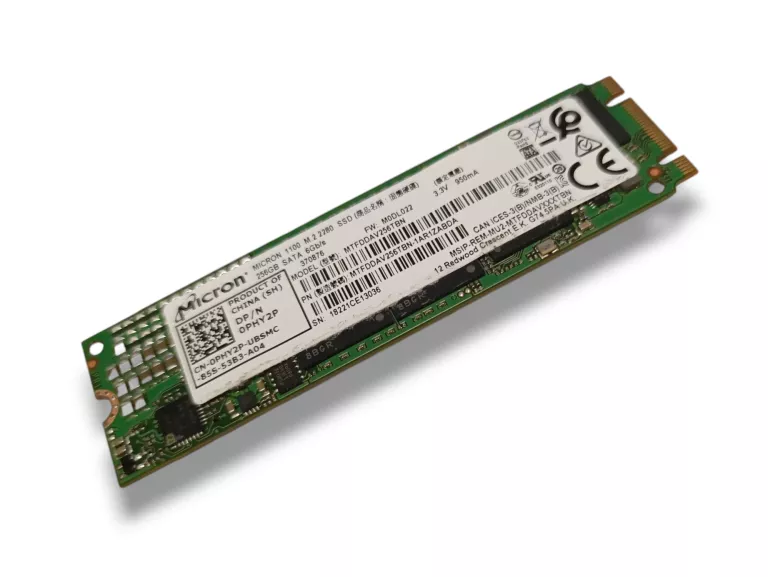 QOLTEC KIESZEŃ M.2 SATA SSD | NVME | USB TYP C + DYSK MICRON 256GB