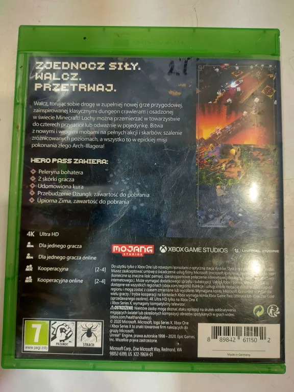 GRA MINECRAFT DUNGEONS XBOX ONE
