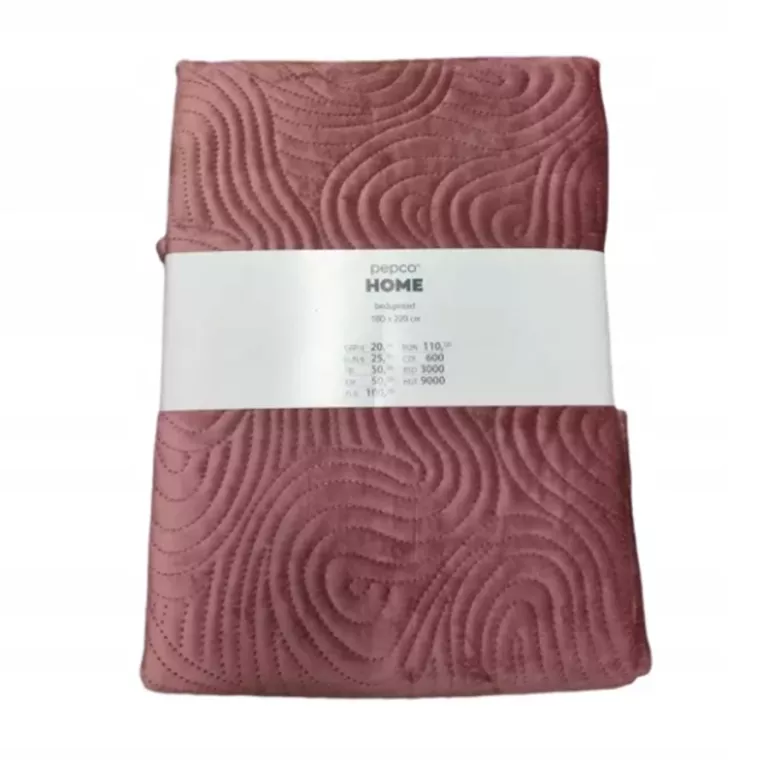 NARZUTA NA ŁÓŻKO PEPCO HOME RÓŻOWA 180 X 220 CM