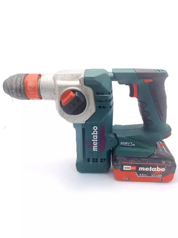MŁOTOWIERTARKA AKUMULATOROWA METABO KHA 18 LTX + AKU + ŁADOWARKA