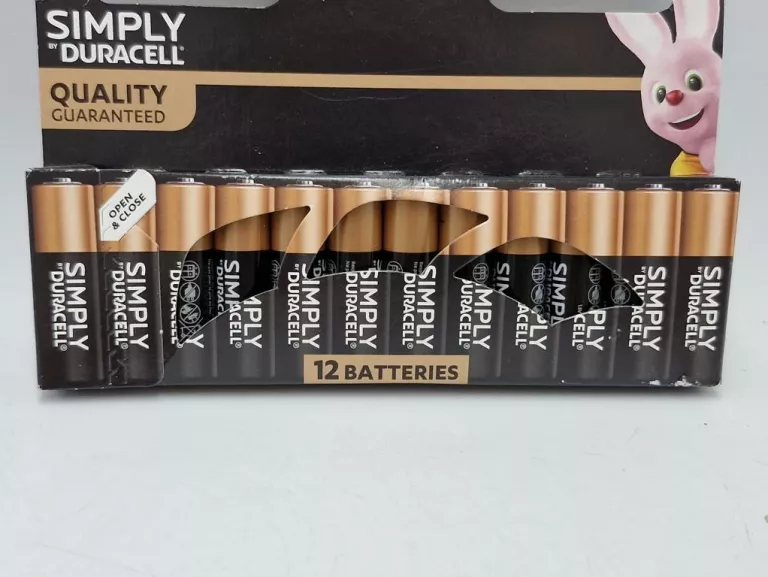 ZESTAW BATERII DURACELL AAA 12SZT