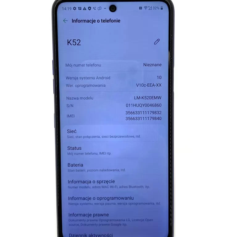 LG K52 4/64 GB