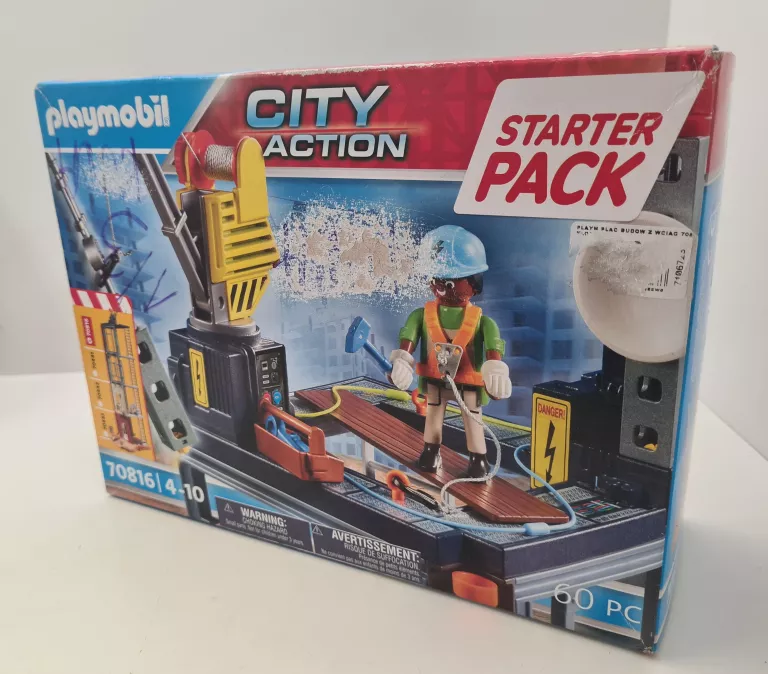 PLAYMOBIL 70816 PLAC BUDOWY Z WYCIĄGARKĄ