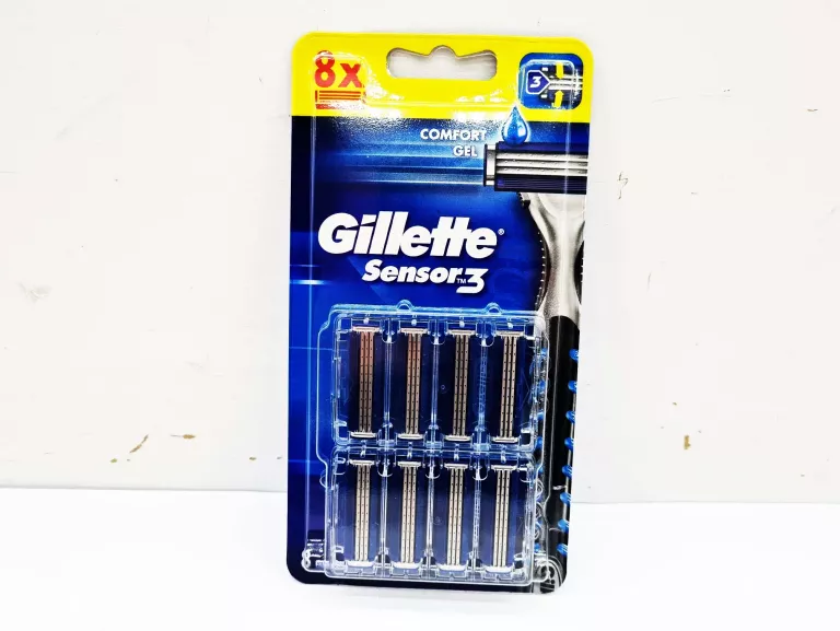 WKŁADY GILLETTE SENSOR 3 8X COMFOR GEL