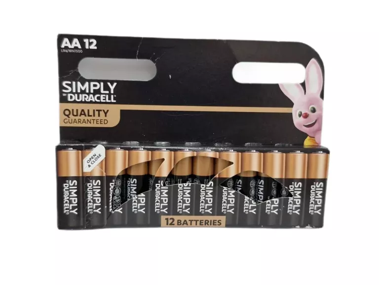 ZESTAW BATERII DURACELL AAA 12SZT