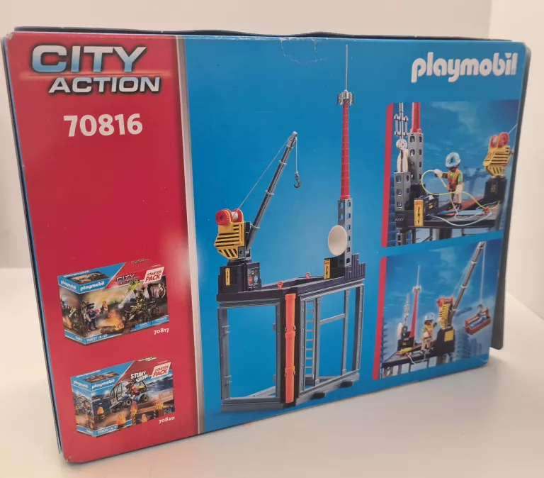 PLAYMOBIL 70816 PLAC BUDOWY Z WYCIĄGARKĄ