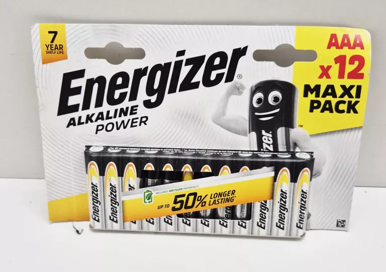 BATERIE ALKALICZNE ENERGIZER AAA 12 SZT.