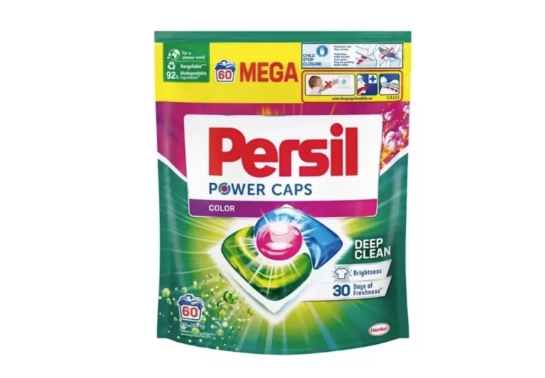 KAPSUŁKI DO PRANIA KOLORÓW PERSIL POWER CAPS 60 PRAŃ OCHRONA KOLORU