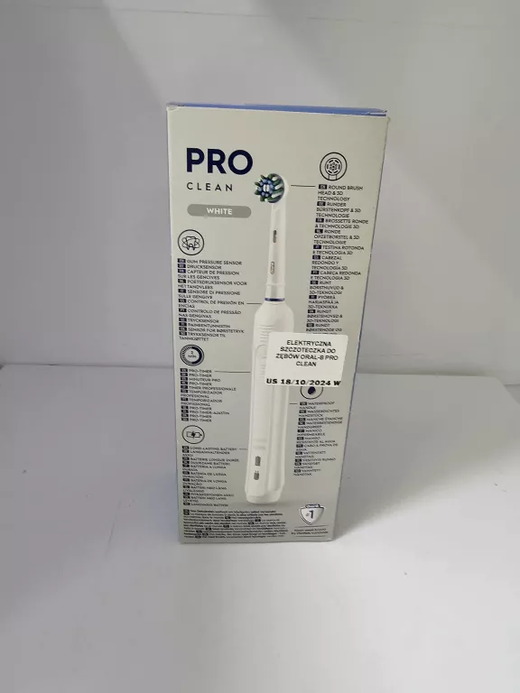 ELEKTRYCZNA SZCZOTECZKA DO ZEBÓW ORAL-B PRO CLEAN