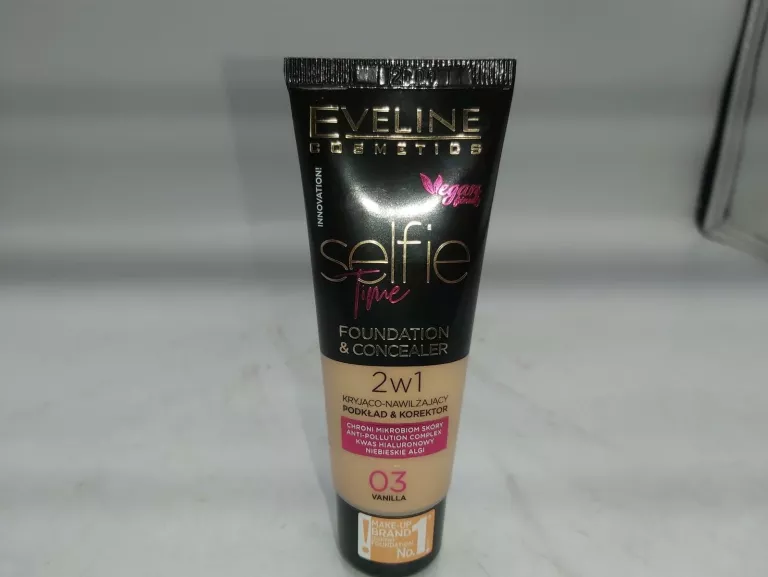 EVELINE COSMETICS SELFIE TIME PODKŁAD DO TWARZY 30 ML 03 VANILLA