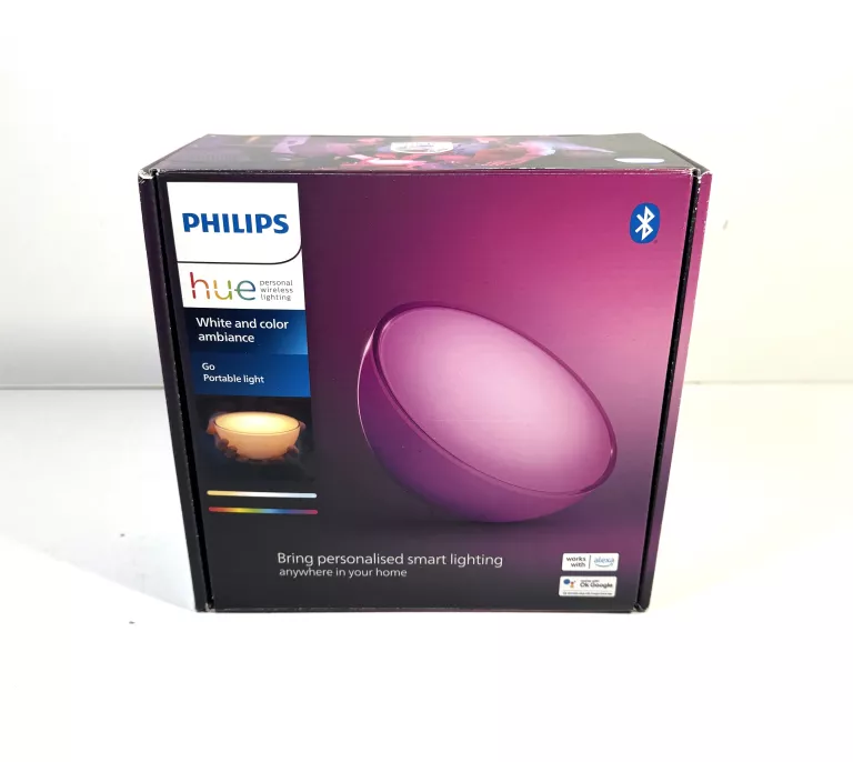 LAMPKA PRZENOŚNA PHILIPS HUE GO WHITE AND COLOUR AMBIANCE 6W