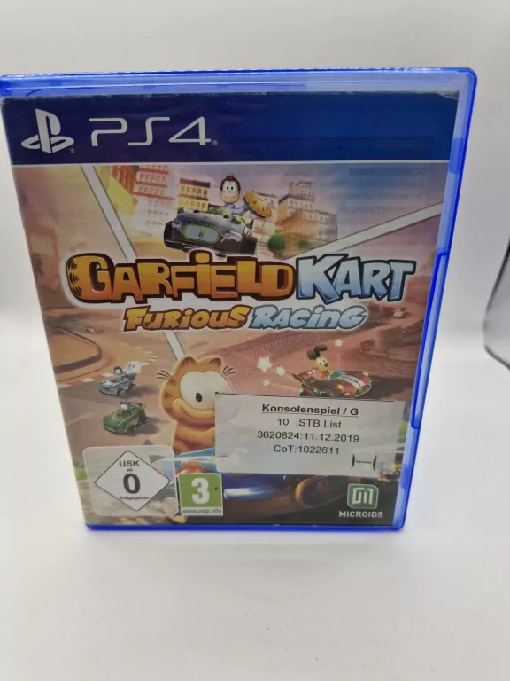 GRA GARFIELD KART FURIOUS RACING PS4