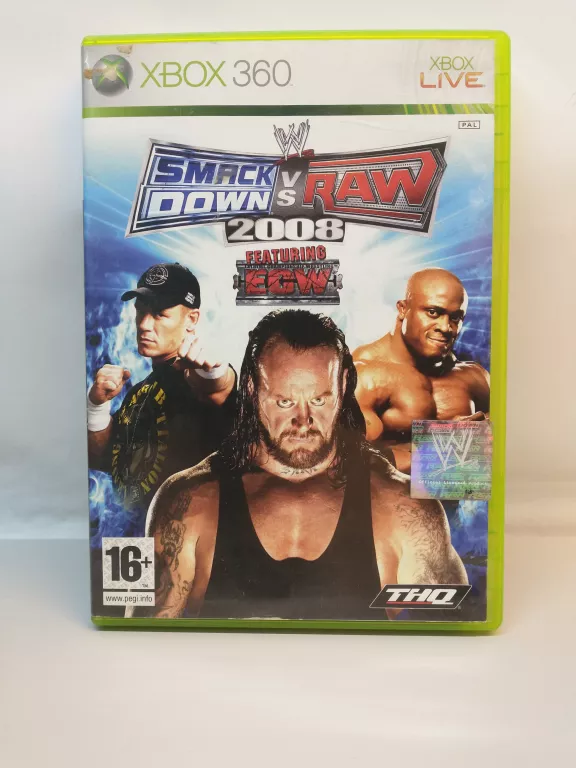 GRA NA XBOX 360 WWE SMACKDOWN! VS. RAW 2008