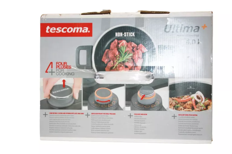 TESCOMA SZYBKOWAR GARNEK CIŚNIENIOWY STALOWY 4 L