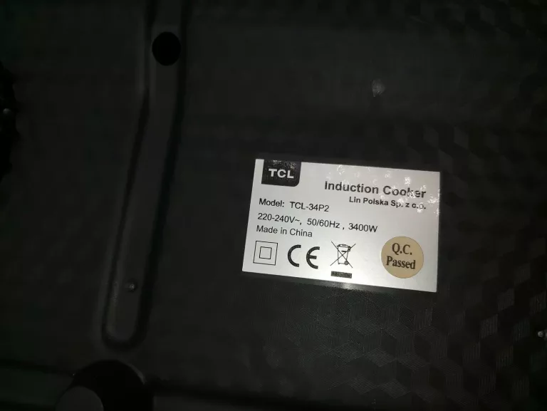 PŁYTA INDUKCYJNA DWUPALNIKOWA TCL-34P2, OKAZJA!!!